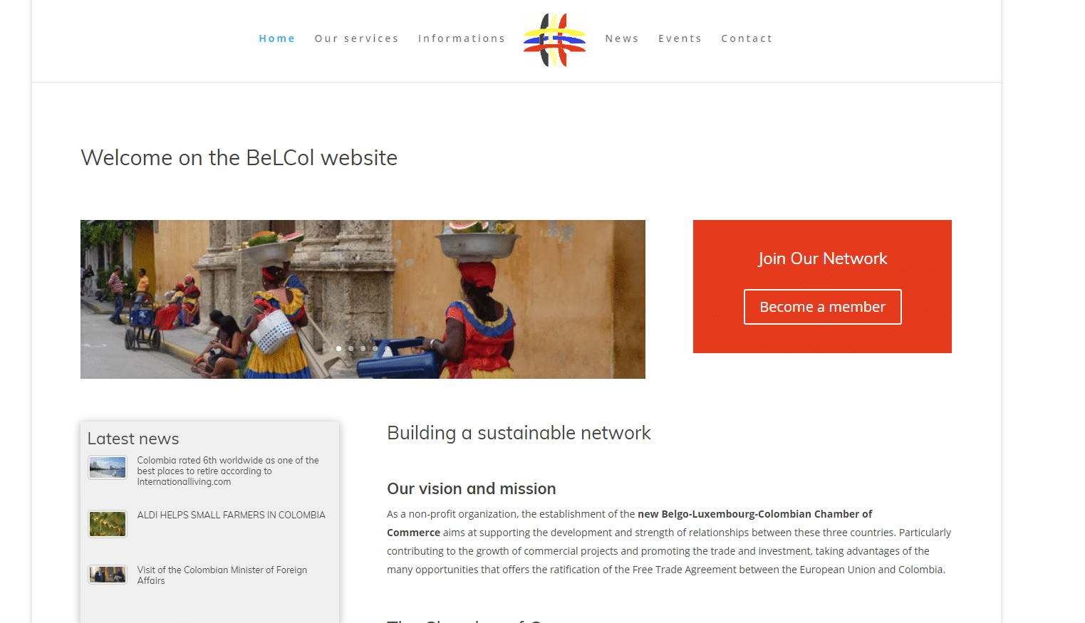 Capture Projet BeLCol - Chambre de Commerce