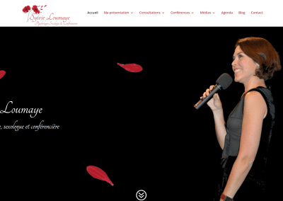 Projet du site de Sylvie Loumaye