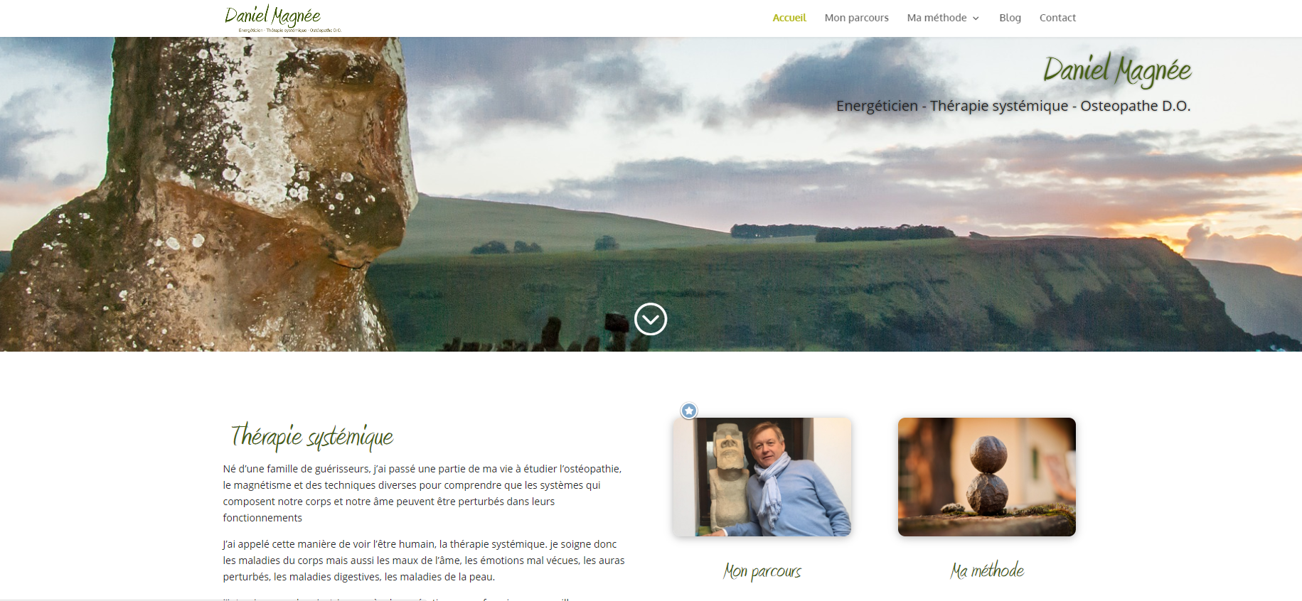 Daniel magnée - projet de site wordpress
