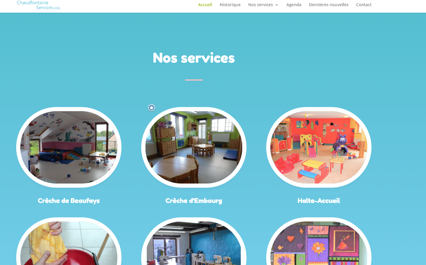 CaptureCS Chaudfontaine Services ASBL - projet de refonte du site internet