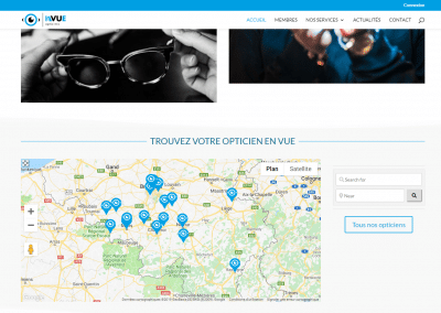 En Vue - site wordpress/divi