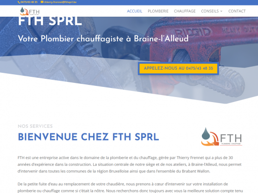 FTH SPRL – Plomberie & Chauffage FTH SPRL – Plomberie & Chauffage