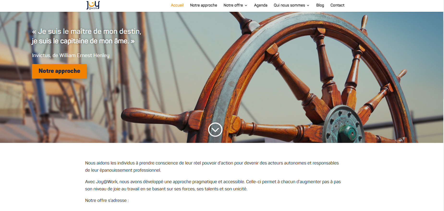 Joy@work - site wordpress/divi
