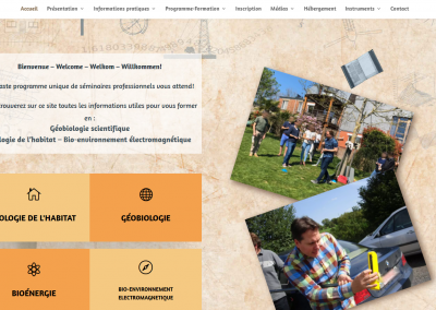 école de géobiologie - nouveau site web