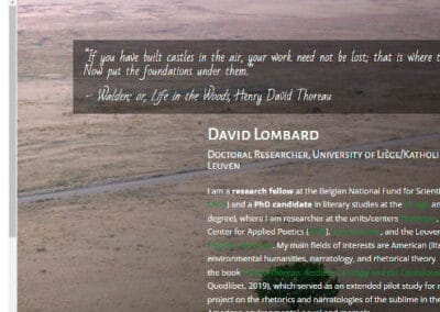 David Lombard - site wp