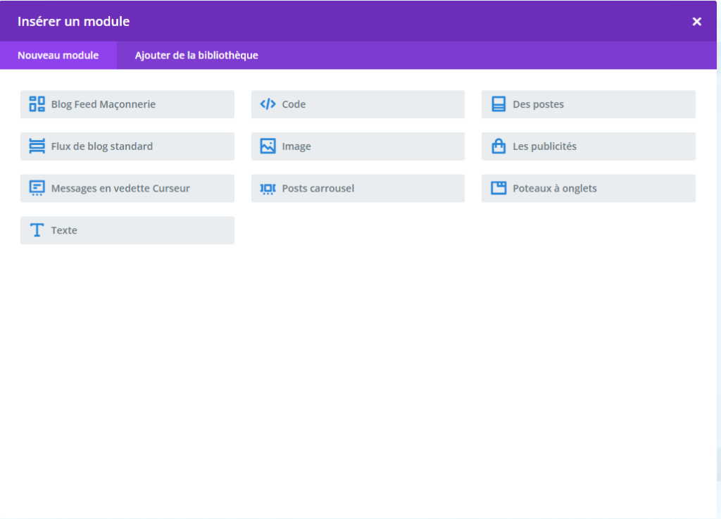 Divi vs Extra - le constructeur de catégories