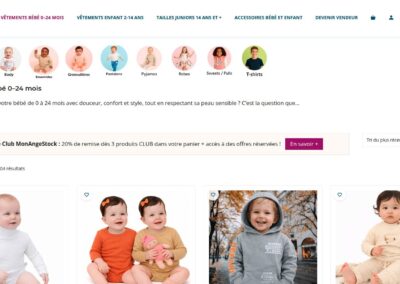 monangestock - site e-commerce